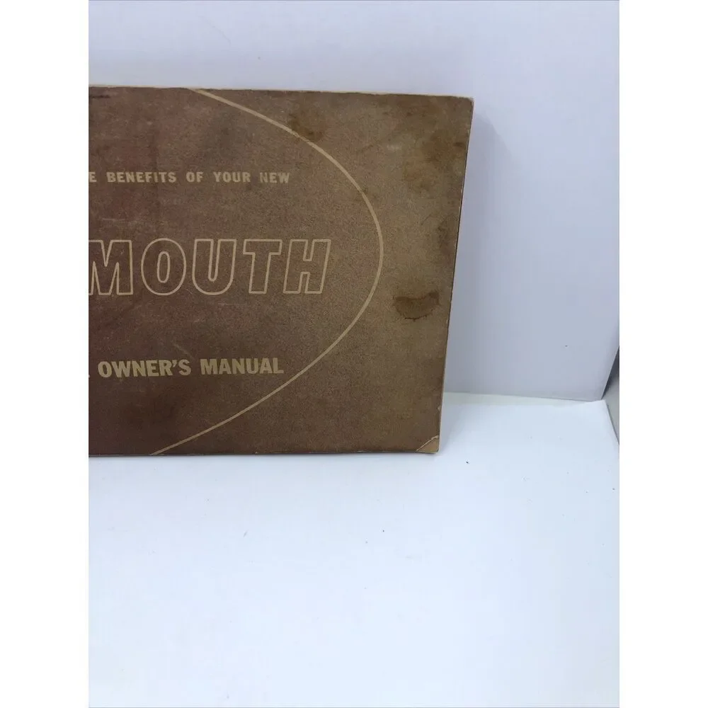 1962 Original Plymouth Owners Manual Guide. Vintage.  Please Read